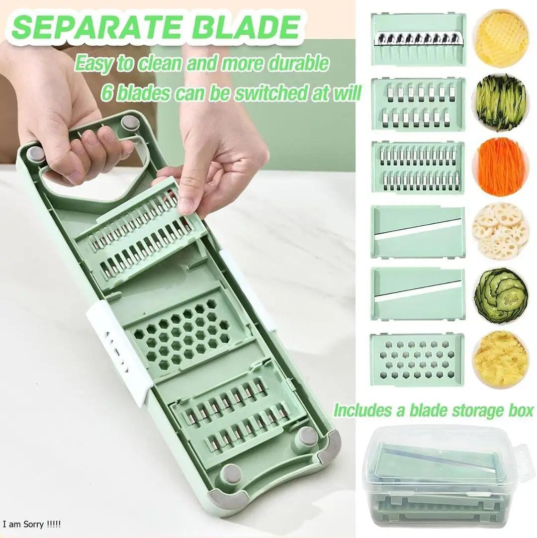 Premium Vegetable Slicer ABS Plastic Kitchen Tool - Image 5