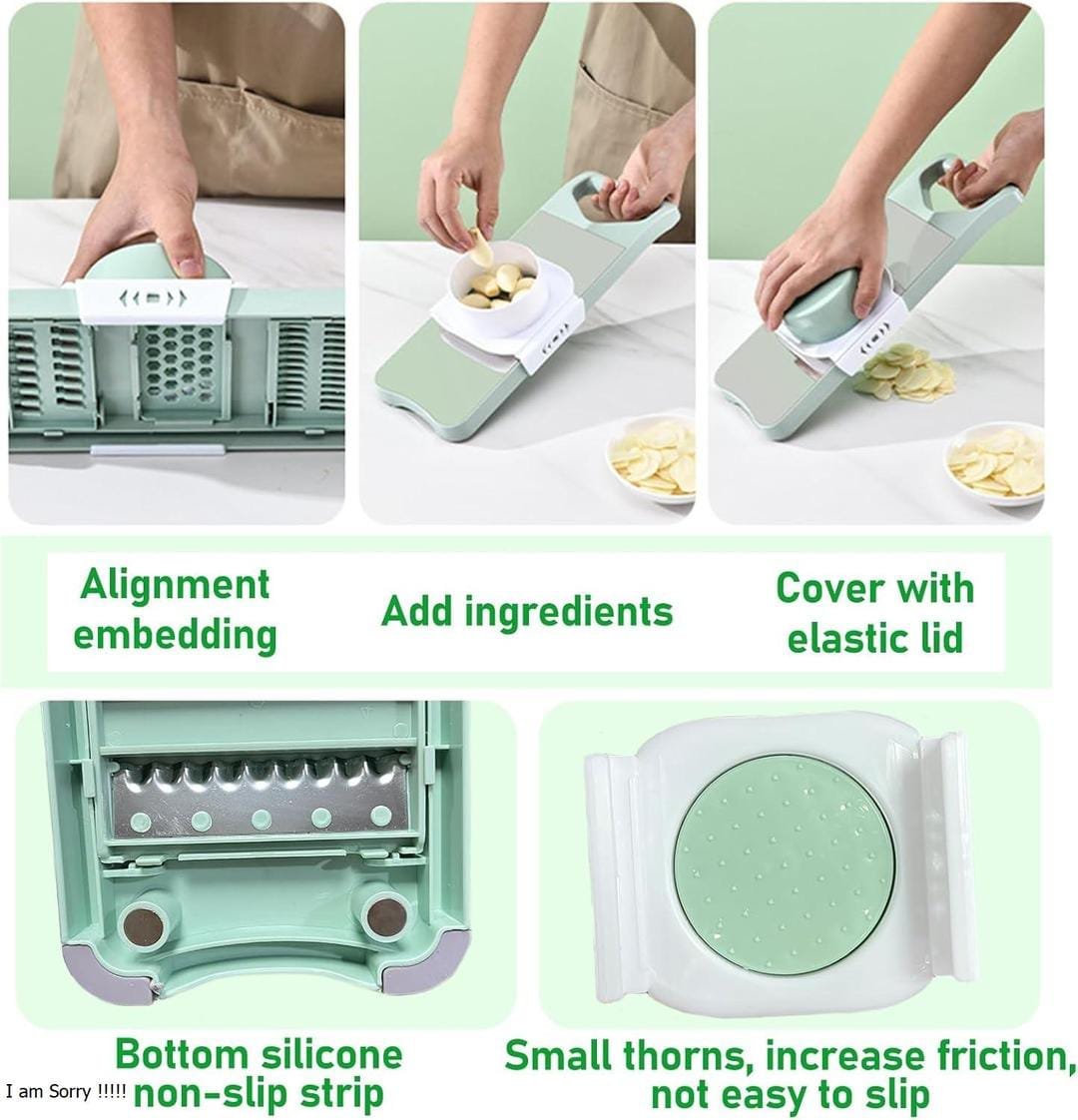 Premium Vegetable Slicer ABS Plastic Kitchen Tool - Image 4